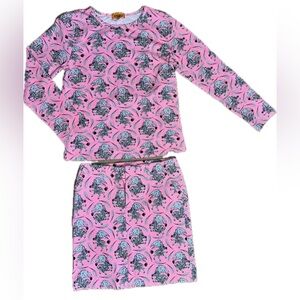 GOVANGO Pink Flying Zebra 2-Piece Set